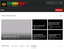 Tablet Screenshot of ethiopiatube.com